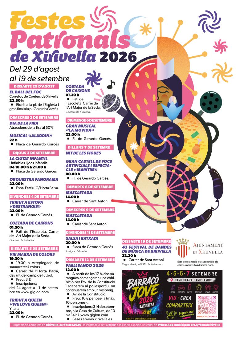 xirivella fiestaas patronales