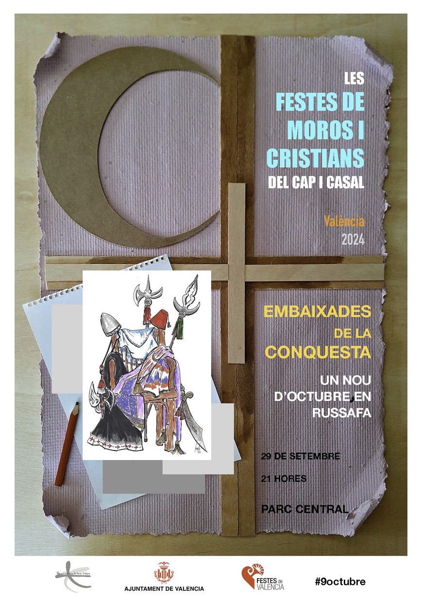 Cartel Embaixades Moros i Cristians Cap i Casal 2024