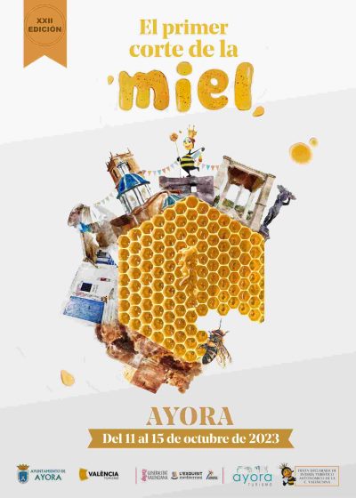 cartel FERIA miel 2023 web