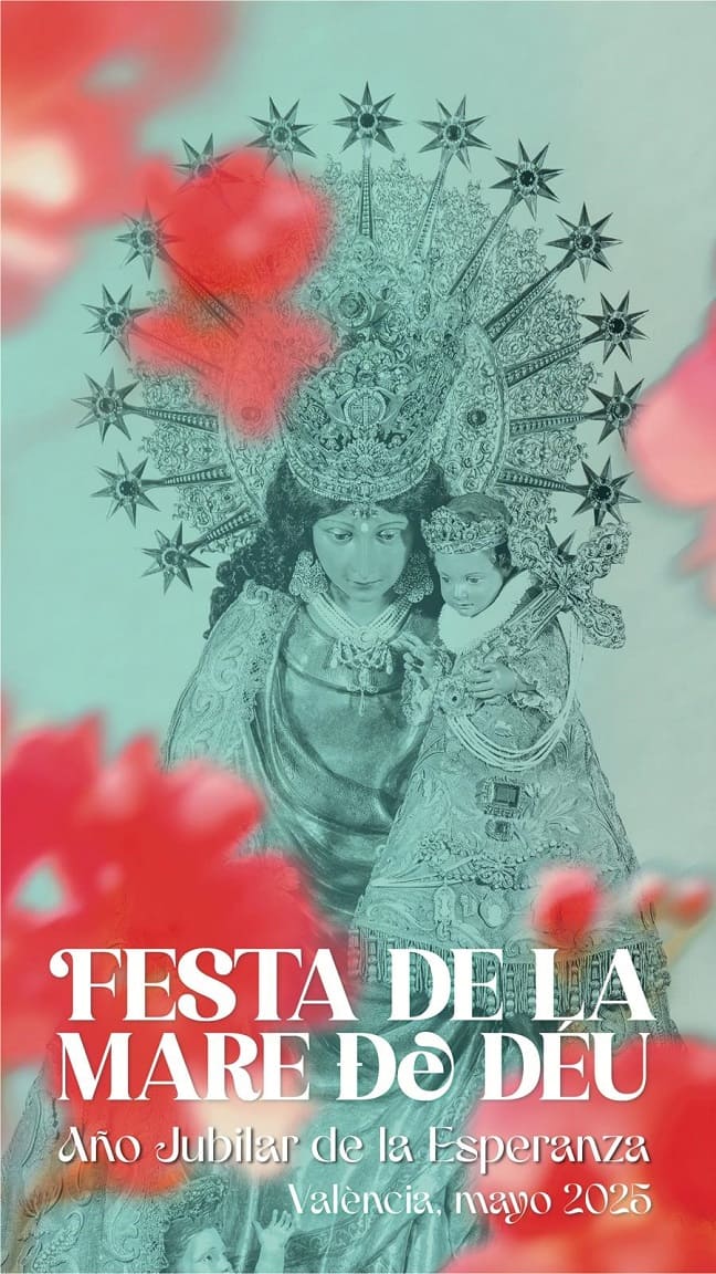 cartel fiesta Mare de Deu 2025 Valencia